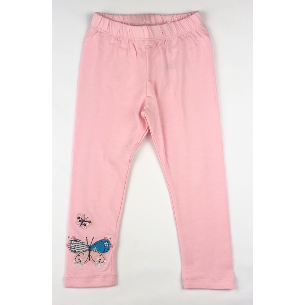 Pink butterfly leggings